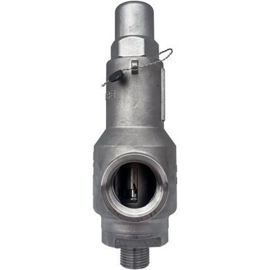 Клапан запобіжний нержавіючий тип 2252 Genebre (вн.-зов.) 0.5-40 bar Ду 15 (15x25)