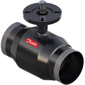 Кран кульовий під привід тип RB JiP-WW Danfoss PN25 Ду 150/125