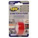 Вулканизирующая изолента силиконовая HPX STRETCH & FUSE 25мм х 3м красная