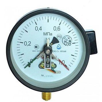 Манометр електроконтактний ДМ Сг 05160 10 МПа кл. 1,5 М20x1,5