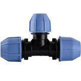 Трійник компресійний редукційний UA-PLAST Ду 25x20x25
