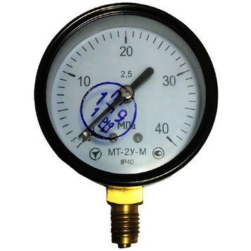 Манометр МТ-2У-М радіальний 40 МПа кл. 2,5 М12x1,5