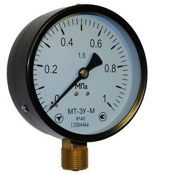 Манометр МТ-3У-М радіальний 60 МПа кл. 1 М20x1,5