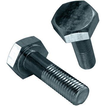 Болт дюймовый с неполной резьбой ASME B18.2.1 HCS Grade 5 (~8.8) стальной ЦБ &frac12;"-13 UNC x L2&frac14;"(58 мм)