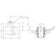 Купити Кран кульовий чавунний з майданчиком під привід тип 2525 Genebre Ду  фото-2