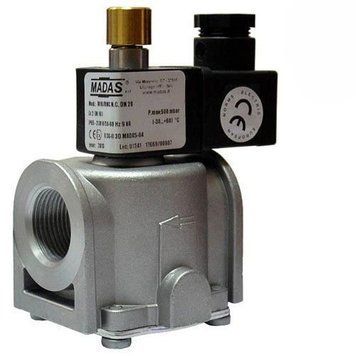 Клапан электромагнитный газовый Madas M16/RMC N.C. НЗ Ду 20, 12V переменный ток, 0.5 bar