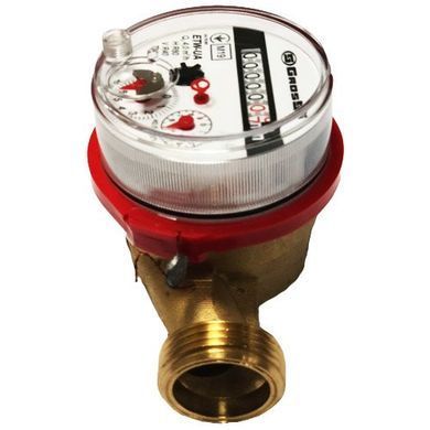 Счётчик горячей воды Gross ETW-UA R80 (Q3 4) L130 Ду 20