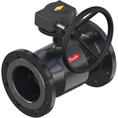 Кран шаровой с редуктором тип RB JiP-FF Danfoss PN16 Ду 150/125