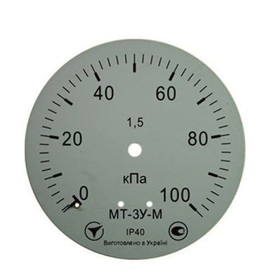 Манометр МТ-4У-М радиальный 100 кПа кл. 1 М20x1,5