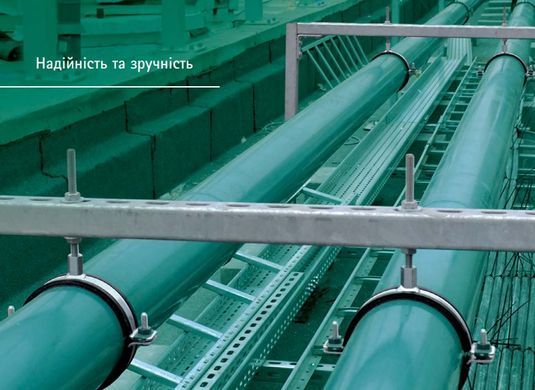Хомут S-образный для больших нагрузок BIS HD500 WALRAVEN &frac12;&rsquo; (19-23 мм) гайка М8/10