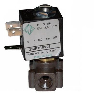 Клапан электромагнитный ODE 21JP1RRV23 прямого действия НЗ 1/8", 12V переменный ток