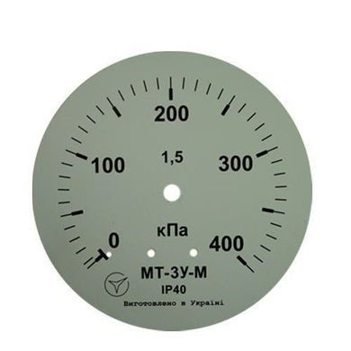 Манометр МТ-4У-М радиальный 400 кПа кл. 1 М20x1,5