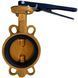 Купить Затвор бронзовый Баттерфляй P228 c бронзовым диском (EPDM) Ду фото-1