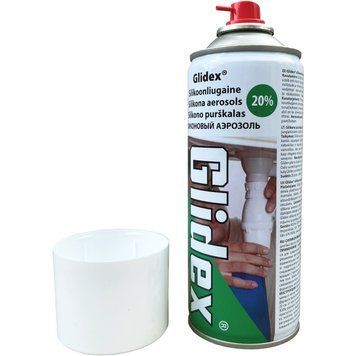 Силиконовый спрей для канализации Unipak Glidex аэрозоль 400 мл (20%)