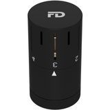 Термостатическая головка для радиатора FADO PREMIO TG01B М30x1.5 (от +6&ordm;С до +28&ordm;С) чёрная