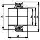 Купить Муфта с молочным соединением AISI 304 (DIN) Ду 20 (&Oslash; 22 мм) фото-4