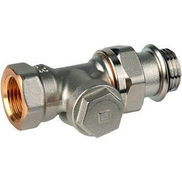 Клапан запорный радиаторный отсечной (нижний на обратку) прямой V2430D Verafix-E Honeywell Home Ду 15 (G &frac12;&rsquo;')