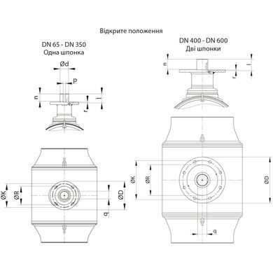 Кран шаровой под привод тип RB JiP-FF Danfoss PN16 Ду 400/300