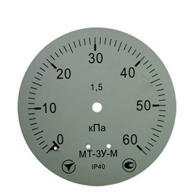 Манометр МТ-4У-М радиальный 60 кПа кл. 1,5 М20x1,5