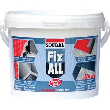 Герметик эластичный гибридный SOUDAL FIX ALL белый 4 кг (223174)