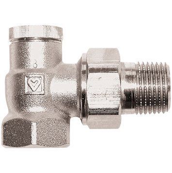 Клапан запорный радиаторный отсечной (нижний на обратку) угловой 1372441 RL-1 HERZ Ду 15 (G &frac12;&rsquo;')