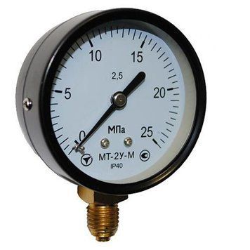 Манометр МТ-2У-М радіальний 100 кПа кл.2,5 М12x1,5