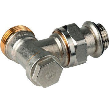 Клапан запорный радиаторный отсечной (нижний на обратку) угловой V2437E Verafix-E Honeywell Home Ду 15x20 (G &frac12;&rsquo;' x &frac34;&rsquo;')