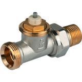 Клапан термостатический радиаторный (верхний на подачу) прямой V2026DSX Honeywell Home М30x1.5 Ду 15x20 (G &frac12;&rsquo;' x &frac34;&rsquo;')