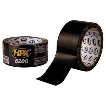 Армована стрічка посилена HPX 6200 48мм x 5м чорний