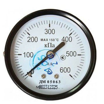 Манометр ДМ 05063-01 осьовий 25 МПа кл. 2,5 G1 / 4 "
