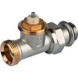 Клапан термостатический радиаторный (верхний на подачу) прямой V2036DSX Honeywell Home М30x1.5 Ду 15x20 (G &frac12;&rsquo;' x &frac34;&rsquo;')