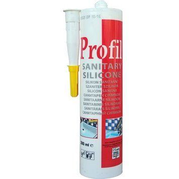 Герметик санітарний силіконовий SOUDAL PROFIL білий 270 мл (223185)