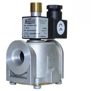 Клапан электромагнитный газовый Madas M16/RMC N.C. НЗ Ду 15, 12V переменный ток, 0.5 bar