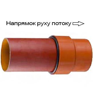Перехід чавун пластик для зовнішньої каналізації MagnaPlast KG KGUG &Oslash; 110 мм