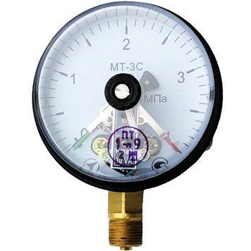 Манометр електроконтактний МТ-3С 4 МПа кл. 1,5 М20x1,5