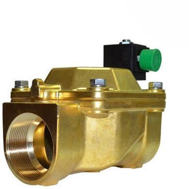 Клапан електромагнітний ODE 21W7KB500 непрямої дії НЗ 2 ", 12V змінний струм