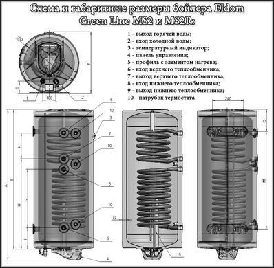Бойлер Eldom Green Line 150 (72280MS2)