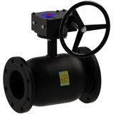 Кран шаровый с редуктором 11с336п Breeze Ду 100
