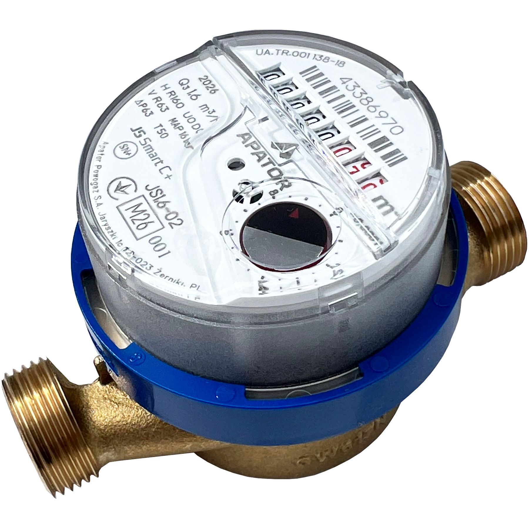 Лічильник холодної води Apator Powogaz Smart C+ JS-30-1,6 R160 (L