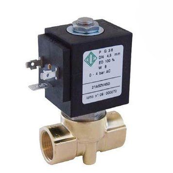 Клапан электромагнитный ODE 21A5KT55 прямого действия НЗ 3/8", 12V постоянный ток