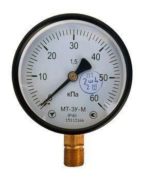 Манометр МТ-3У-М радіальний 60 кПа кл. 1,5 М20x1,5