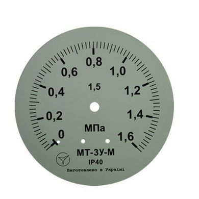 Манометр МТ-5У-М радиальный 1,6 МПа кл. 1,5 М20x1,5