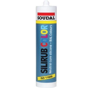 Герметик SOUDAL SILIRUB Color Ral 7011 сіре залізо 310 мл (223193)