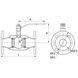 Купить Кран шаровый нержавеющий 11нж36п Breeze Ду фото-3