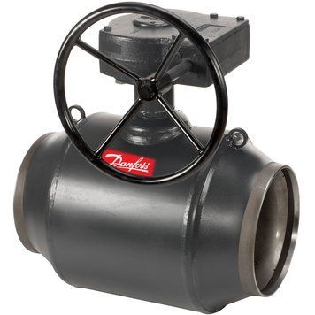 Кран кульовий з редуктором тип FB JiP-WW Danfoss PN25 Ду 150