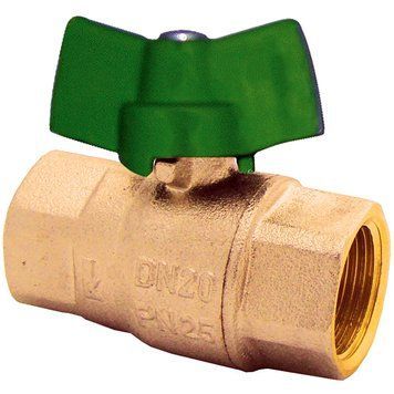 Кран шаровый для питьевой воды (бабочка) HERZ 221001X Ду 15