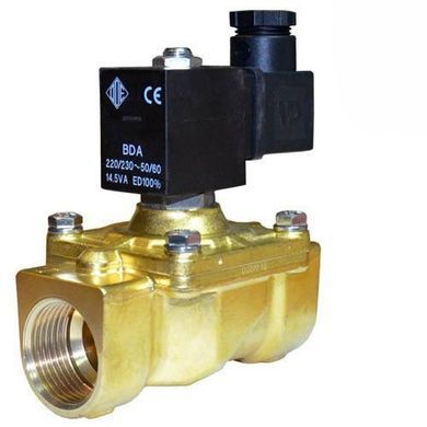 Клапан электромагнитный ODE 21HF6KOB250 комбинированного действия НЗ 1", 12V переменный ток