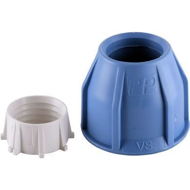 Кутник 90&deg; компресійний із зовнішньою різьбою UA-PLAST Ду 20x&frac12;&rsquo;зов.