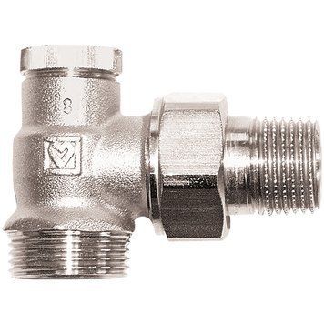 Клапан запорный радиаторный отсечной (нижний на обратку) угловой 1374801 RL-1 HERZ Ду 15x20 (G &frac12;&rsquo;' x &frac34;&rsquo;')