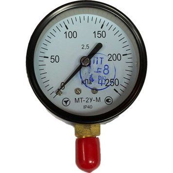 Манометр МТ-2У-М радіальний 250 кПа кл.2,5 М12x1,5